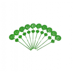 Espiral Plástico - Verde Escuro